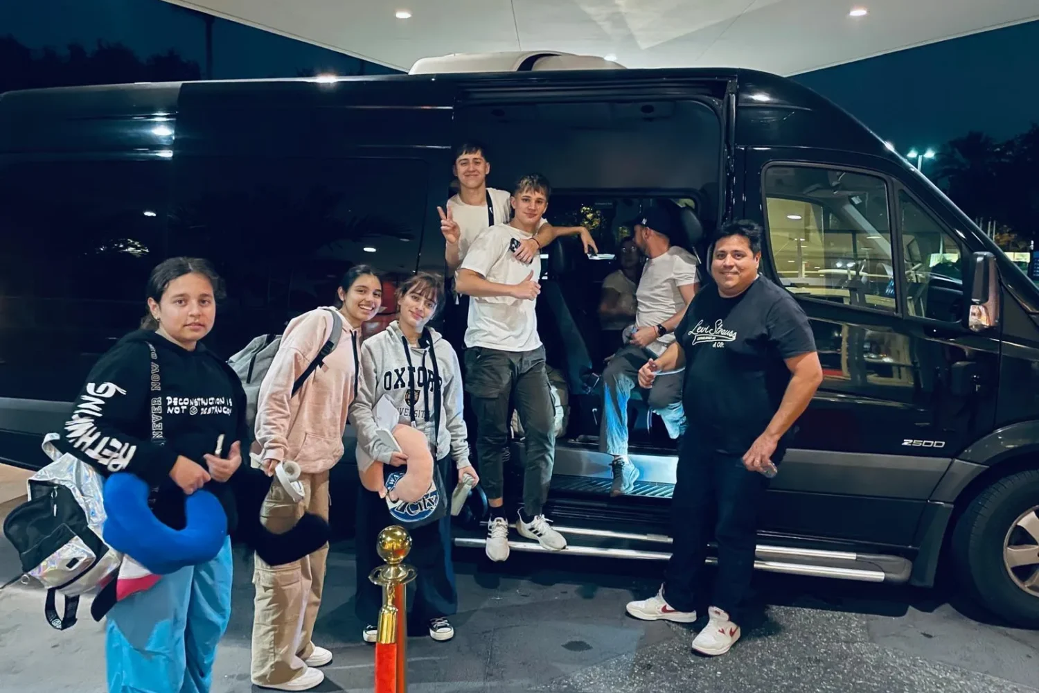 sprinter van for cruise port miami