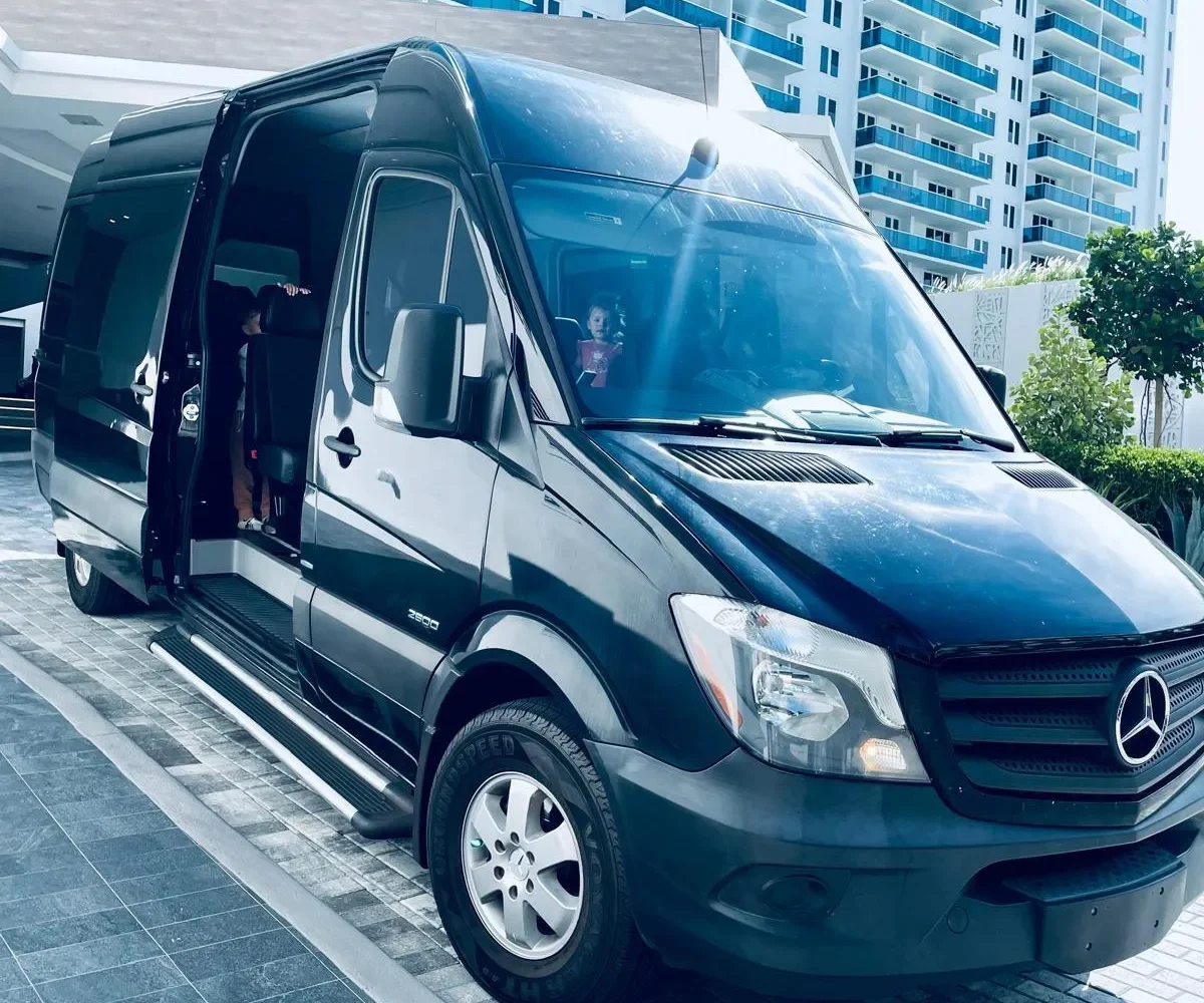 sprinter van rental miami beach with chauffeur